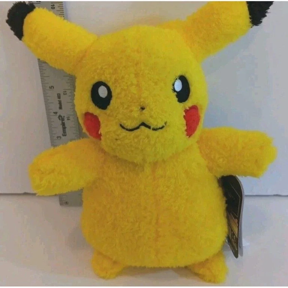 Pokemon PIKACHU Plush toy Warm and Healing Fluffy Plushy 10